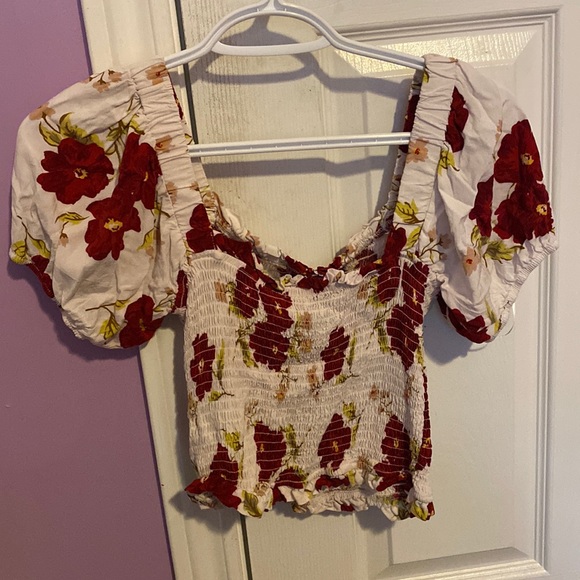 Floral Cropped Top - Picture 1 of 2